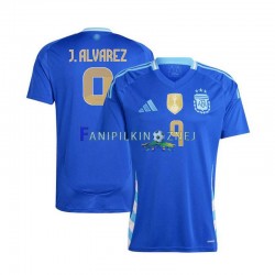 Koszulka Reprezentacji Argentyny Julian Alvarez 9 Copa America 2024 Wyjazdowa Krótkie Rękawy ,Męska