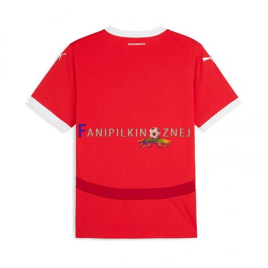 Koszulka Reprezentacji Austrii ME 2024 Domowa Krótkie Rękawy ,Męska