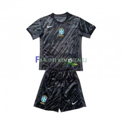 Koszulka Reprezentacji Brazylii Copa America Bramkarska 2024 Wyjazdowa Krótkie Rękawy ,Dziecięca