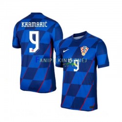 Koszulka Reprezentacji Chorwacji Andrej Kramaric 9 ME 2024 Wyjazdowa Krótkie Rękawy ,Męska