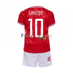 Koszulka Reprezentacji Danii Eriksen 10 ME 2024 Domowa Krótkie Rękawy ,Dziecięca