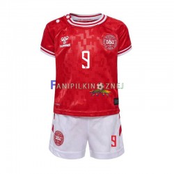 Koszulka Reprezentacji Danii Hojlund 9 ME 2024 Domowa Krótkie Rękawy ,Dziecięca