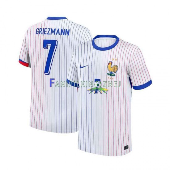 Koszulka Reprezentacji Francji Antoine Griezmann 7 ME 2024 Wyjazdowa Krótkie Rękawy ,Męska Koszulka Reprezentacji Francji Antoine Griezmann 7 ME 2024 Wyjazdowa Krótkie Rękawy ,Męska