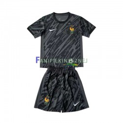 Koszulka Reprezentacji Francji Bramkarska ME 2024 Wyjazdowa Krótkie Rękawy ,Dziecięca