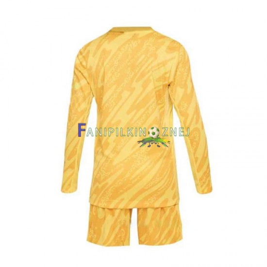 Koszulka Reprezentacji Francji Bramkarska ME 2024 Domowa Długie Rękawy ,Dziecięca