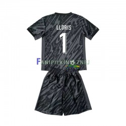 Koszulka Reprezentacji Francji Hugo Lloris 1 Bramkarska ME 2024 Wyjazdowa Krótkie Rękawy ,Dziecięca