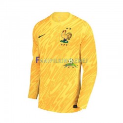 Koszulka Reprezentacji Francji Bramkarska ME 2024 Domowa Długie Rękawy ,Męska