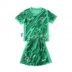 Koszulka Reprezentacji Holandii Bramkarska ME 2024 Domowa Krótkie Rękawy ,Dziecięca