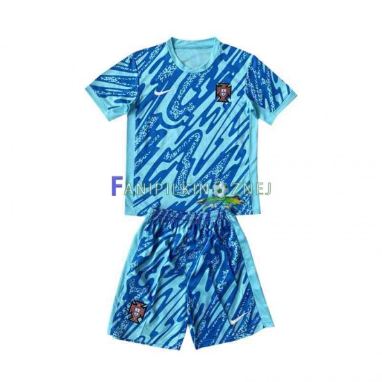 Koszulka Reprezentacji Portugalii Bramkarska ME 2024 Trzeci Krótkie Rękawy ,Dziecięca