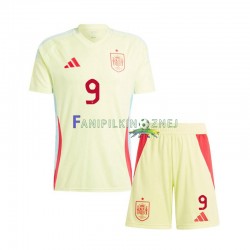 Koszulka Reprezentacji Hiszpanii Gavi 9 ME 2024 Wyjazdowa Krótkie Rękawy ,Dziecięca