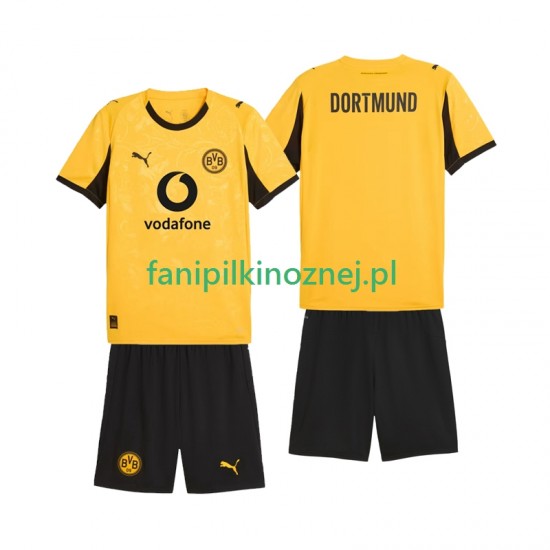 Koszulka Borussia Dortmund Cup 2025-2026 Domowa Krótkie Rękawy ,Dziecięca