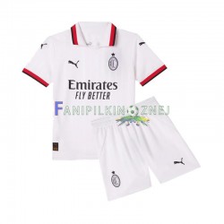 Koszulka AC Milan 2024-2025 Wyjazdowa Krótkie Rękawy ,Dziecięca