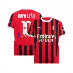 Koszulka AC Milan UCL Font RAFA LEAO 10 2024-2025 Domowa Krótkie Rękawy ,Męska