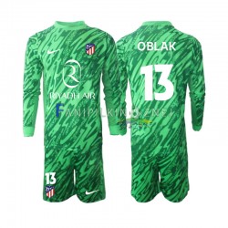 Koszulka Atlético Madryt Jan Oblak 13 Bramkarska 2024-2025 Wyjazdowa Długie Rękawy ,Dziecięca
