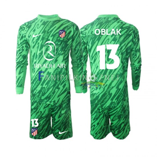 Koszulka Atlético Madryt Jan Oblak 13 Bramkarska 2024-2025 Wyjazdowa Długie Rękawy ,Dziecięca Koszulka Atlético Madryt Jan Oblak 13 Bramkarska 2024-2025 Wyjazdowa Długie Rękawy ,Dziecięca