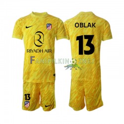Koszulka Atlético Madryt Jan Oblak 13 Bramkarska 2024-2025 Trzeci Krótkie Rękawy ,Dziecięca