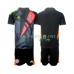 Koszulka Reprezentacji Kostaryki Czarny Bramkarska 2024 Trzeci Krótkie Rękawy ,Dziecięca