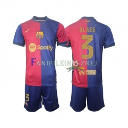 Koszulka FC Barcelona UCL Font Blade 3 2024-2025 Domowa Krótkie Rękawy ,Dziecięca