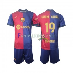 Koszulka FC Barcelona UCL Font Lamine Yamal 19 2024-2025 Domowa Krótkie Rękawy ,Dziecięca