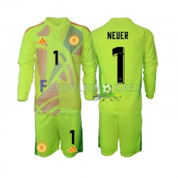 Koszulka Reprezentacji Niemiec Manuel Neuer 1 Bramkarska ME 2024 Wyjazdowa Długie Rękawy ,Dziecięca