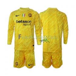 Koszulka Inter Mediolan Bramkarska 2024-2025 Wyjazdowa Długie Rękawy ,Dziecięca