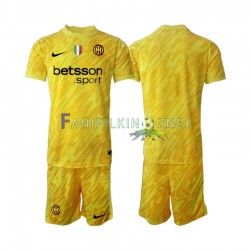 Koszulka Inter Mediolan Bramkarska 2024-2025 Wyjazdowa Krótkie Rękawy ,Dziecięca