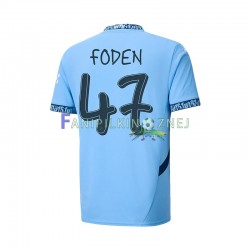 Koszulka Manchester City UCL Font FODEN 47 2024-2025 Domowa Krótkie Rękawy ,Męska