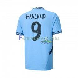 Koszulka Manchester City UCL Font Haaland 9 2024-2025 Domowa Krótkie Rękawy ,Męska