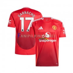 Koszulka Manchester United Czerwony Alejandro Garnacho 17 2024-2025 Domowa Krótkie Rękawy ,Męska