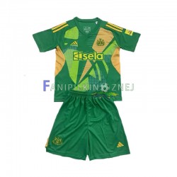 Koszulka Newcastle United Zielony Bramkarska 2024-2025 Domowa Krótkie Rękawy ,Dziecięca