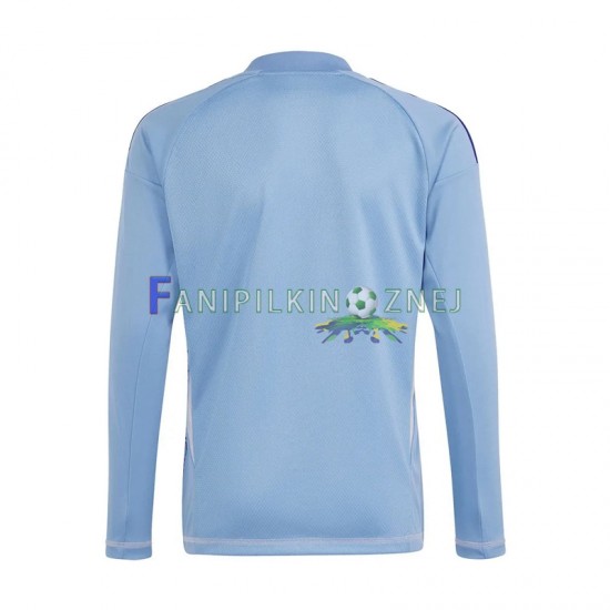 Koszulka Real Madryt Niebieski Bramkarska 2024-2025 Domowa Długie Rękawy ,Męska