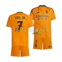 Koszulka Real Madryt VINI JR 7 2024-2025 Wyjazdowa Krótkie Rękawy ,Dziecięca