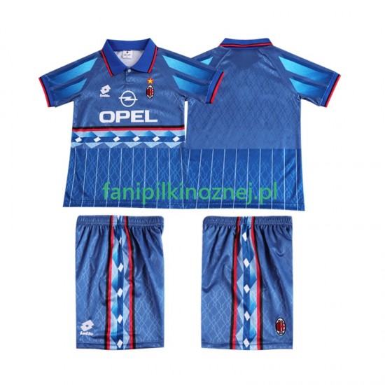 Koszulka AC Milan 1995 1996 Retro Wyjazdowa Krótkie Rękawy ,Dziecięca