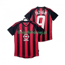 Koszulka AC Milan INZAGHI 9 2003 Retro 2002 Domowa Krótkie Rękawy ,Męska