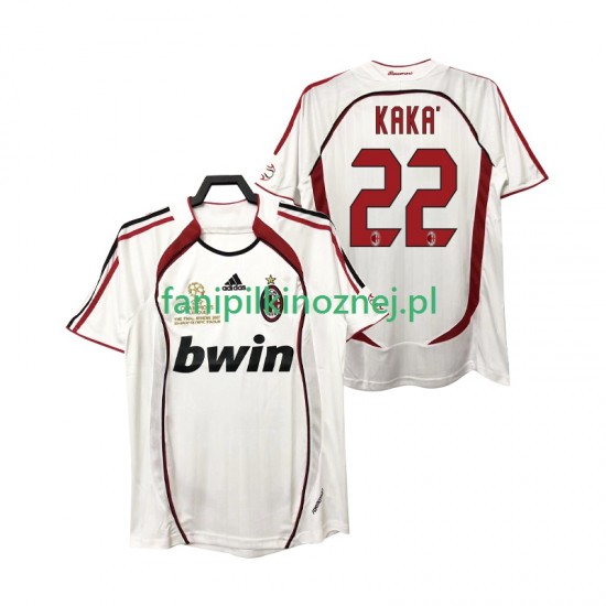 Koszulka AC Milan KAKA 22 2007 Retro 2006 Wyjazdowa Krótkie Rękawy ,Męska