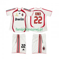 Koszulka AC Milan KAKA 22 2007 Retro 2006 Wyjazdowa Krótkie Rękawy ,Dziecięca