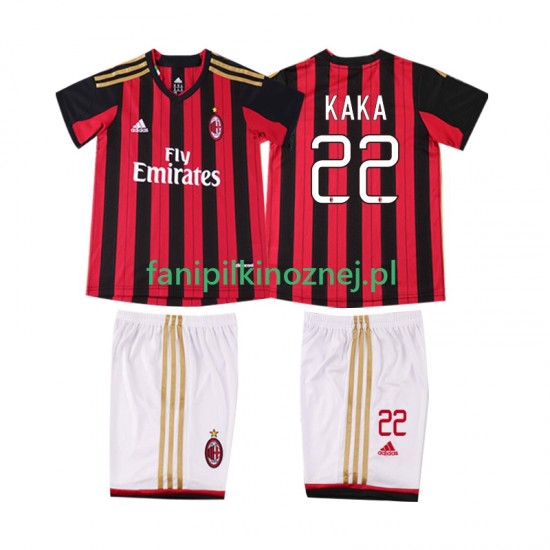 Koszulka AC Milan KAKA 22 2013 2014 Retro Domowa Krótkie Rękawy ,Dziecięca