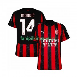 Koszulka AC Milan Modrić Luca 14 2025-2026 Domowa Krótkie Rękawy ,Męska