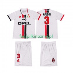 Koszulka AC Milan MALDINI 3 1996 1997 Retro Wyjazdowa Krótkie Rękawy ,Dziecięca