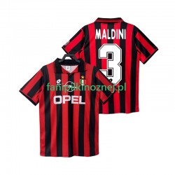 Koszulka AC Milan MALDINI 3 1996 1997 Retro Domowa Krótkie Rękawy ,Męska