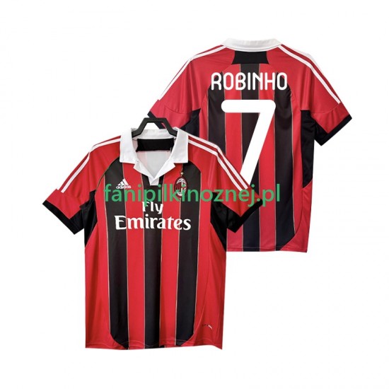 Koszulka AC Milan ROBINHO 7 2012 2013 Retro Domowa Krótkie Rękawy ,Męska