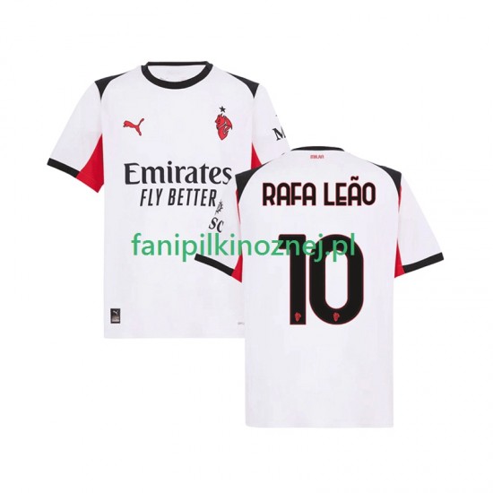 Koszulka AC Milan Rafael Leao 10 2025-2026 Wyjazdowa Krótkie Rękawy ,Męska