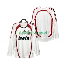 Koszulka AC Milan 2007 Retro 2006 Wyjazdowa Długie Rękawy ,Męska
