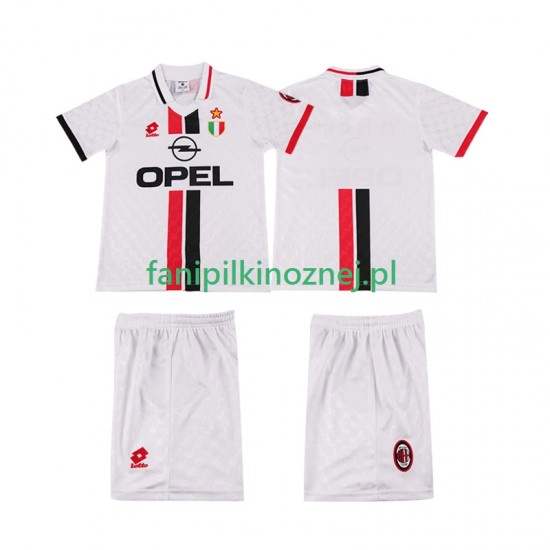 Koszulka AC Milan 1996 1997 Retro Wyjazdowa Krótkie Rękawy ,Dziecięca