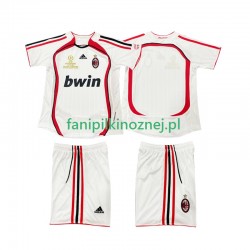 Koszulka AC Milan 2007 Retro 2006 Wyjazdowa Krótkie Rękawy ,Dziecięca