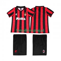 Koszulka AC Milan 1993 Retro 1994 Domowa Krótkie Rękawy ,Dziecięca