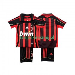 Koszulka AC Milan 2007 Retro 2006 Domowa Krótkie Rękawy ,Dziecięca