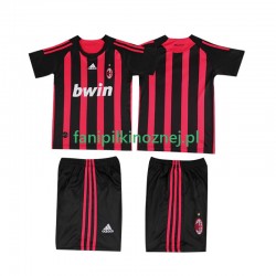 Koszulka AC Milan 2009 Retro 2008 Domowa Krótkie Rękawy ,Dziecięca