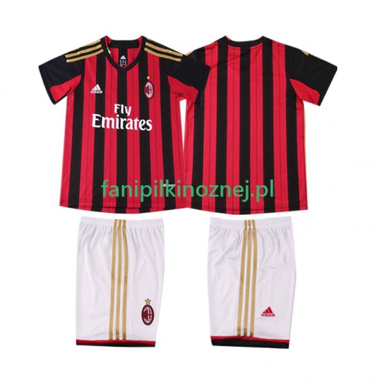 Koszulka AC Milan 2013 2014 Retro Domowa Krótkie Rękawy ,Dziecięca
