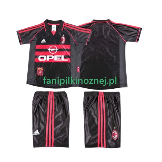 Koszulka AC Milan Retro 1998 1999 Trzeci Krótkie Rękawy ,Dziecięca